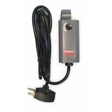 DAYTON 2NNR8 Portable Heating Thermostat, Open on Rise, 35 Degrees to 95