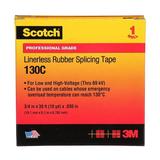 SCOTCH 130C-3/4X30FT Splicing Tape, 30 mil, 3/4" x 30 ft., Black