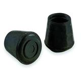ZORO SELECT 6J568 Protective Leg Tips, Slip-On, Round, PK24, Floor Surface