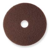 3M 7100 Stripping Pad,13 In,Brown,PK5