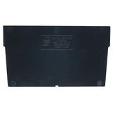 QUANTUM STORAGE SYSTEMS DSB107/108/114 Plastic Divider, Black, 7 5/8 in L, 3 in