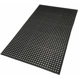 NOTRAX 6LUL2 Black Grit Drainage Runner 3 ft. W x 10 ft. L, 1/2"