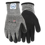MCR SAFETY N9690TCL Cut-Resistant Gloves,Black/Gray,L,PR