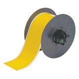 BRADY B30C-2250-595-YL Tape, Yellow, Labels/Roll: Continuous