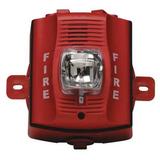 SYSTEM SENSOR P2RHK-120 Outdoor H/S,Wall,2-Wire,Hi Candela,Red