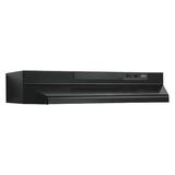 BROAN 403023 Hood,30 In,160 CFM,Black