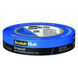 SCOTCH 2090-24NC Masking Tape,Blue,1 In. x 60 Yd.