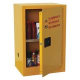 CONDOR 42X496 Flammable Safety Cabinet, 16 gal., Yellow