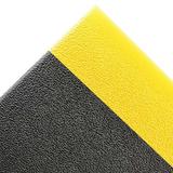 NOTRAX 415S0036BY Antifatigue Mat, Black/Yellow, 3 ft. W x 6 ft. L, 3/8" Thick,