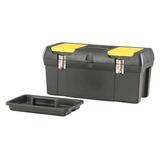STANLEY 019151M 19"W Plastic, Black, Yellow Portable Tool Box 9.8"H x 19.2"L