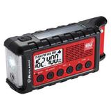 MIDLAND ER310 Emergency Alert Radio,Red/Black,LCD,7inL