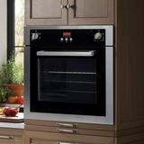 Cosmo 24" Convection Electric Single Wall Oven, Size 23.4 H x 23.4 W x 22.6 D in | Wayfair C51EIX