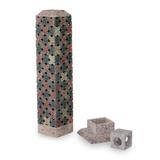 Soapstone candle and incense holder, 'Mughal Fragrance'