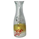 Golden Hill Studio Berries 'n Branches Carafe Glass, Size 11.0 H x 4.0 W in | Wayfair WC221006