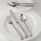Fortessa Doria 5 Piece 18/10 Stainless Steel Flatware Set, Service for 1 Stainless Steel in Gray | Wayfair 5PPS-131-05
