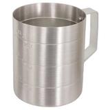 CRESTWARE MEA01D Measuring Cup,Aluminum,1 qt. Dry