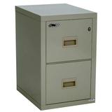 FIREKING 2R1822-CPA 17-3/4" W 2 Drawer Vertical File, Parchment