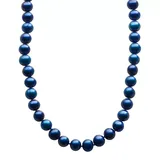 "PearLustre by Imperial Dyed Freshwater Cultured Pearl Sterling Silver Necklace, Women's, Size: 16"", Blue"
