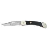 Puma Classic Military Series General Folding Knife 3.7" Clip Point German 440A Stainless Steel Blade Polymer Handle Black