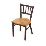 Holland Bar Stool Contessa Solid Wood Dining Chair Wood in Brown, Size 32.0 H x 18.0 W x 18.0 D in | Wayfair 61018BZMedOak