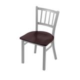 Holland Bar Stool Contessa Solid Wood Dining Chair Wood in Gray, Size 32.0 H x 18.0 W x 18.0 D in | Wayfair 61018ANDCOak