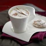 Villeroy & Boch New Wave Caffe Coffee Mug Porcelain/Ceramic in Brown/White, Size 4.0 H in | Wayfair 1024847262
