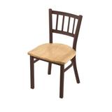 Holland Bar Stool Contessa Solid Wood Dining Chair Wood in Brown, Size 32.0 H x 18.0 W x 18.0 D in | Wayfair 61018BZNatOak