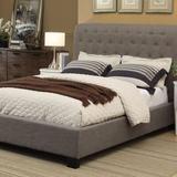 Modus Furniture Geneva Sleigh Headboard Upholstered/Polyester in Blue, Size California King | Wayfair 3ZH3L6BH11