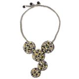 Multi-gem beaded necklace, 'Subtle Jazz Combo'