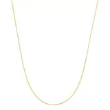 "14k Gold-Plated Silver Adjustable Box Chain Necklace - 22 in., Women's, Size: 22"", Yellow"