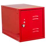 Hallowell Cubix 1 Tier 1 Wide Home Locker Metal in Red, Size 12.69 H x 11.31 W x 18.0 D in | Wayfair HC121812-1LV-RR