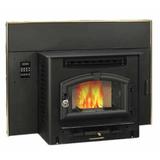 United States Stove Company Wood Pellets Fireplace Insert in Black, Size 32.0 H x 31.0 D in | Wayfair 6041I