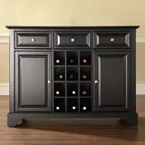 Crosley Furniture LaFayette Cabinet, Black