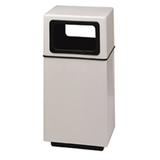 Witt Top & Side Entry Square Series Receptacle 25 Gallon Trash Can Fiberglass, Size 38.0 H x 18.0 W x 18.0 D in | Wayfair 7S-1838T2A-PD-24