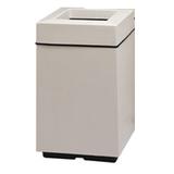 Witt Top & Side Entry Square Series Receptacle 30 Gallon Trash Can Fiberglass, Size 32.0 H x 20.0 W x 20.0 D in | Wayfair 7S-2032TA-PD-24