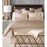 Eastern Accents Bardot Reversible Coverlet Cotton in Brown/White, Size California King Coverlet | Wayfair CVC-349