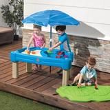 Step2 CASCADING COVE SAND & WATER TABLE Plastic in Blue/Green, Size 20.5 H x 42.5 W in | Wayfair 850999