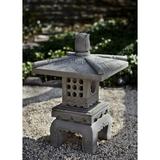Campania International Bamboo Pagoda Statue Concrete, Copper in Brown, Size 24.25 H x 15.75 W x 16.0 D in | Wayfair OR-141-BR