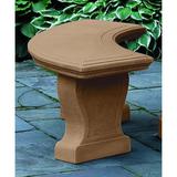 Campania International Palladio Cast Stone Garden Bench Stone/Concrete in Brown, Size 18.0 H x 54.0 W x 16.0 D in | Wayfair BE-27-AL