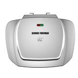 George Foreman 9-Serving Classic Plate Electric Indoor Grill & Panini Press, Platinum, GR2144P, Size 13.583 H x 17.717 D in | Wayfair GR2144P-1