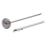 ZORO SELECT 23NU30 5" Stem Analog Dial Pocket Thermometer, 25 Degrees to 125