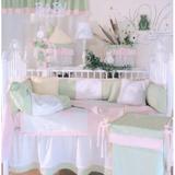 Brandee Danielle Froggy 4 Piece Crib Bedding Set Cotton Blend in Pink, Size 35.0 W in | Wayfair 1284PFGP