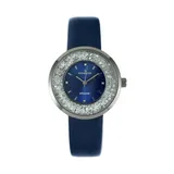 Peugeot Women's Leather Watch, Blue