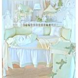Brandee Danielle Froggie 3 Piece Crib Bedding Set Cotton Blend, Size 30.0 W in | Wayfair 1283PFGY