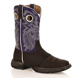Durango Lady Rebel Powder 'N Lace Women's Cowboy Boots, Size: Medium (6.5), Purple
