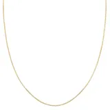 "PRIMROSE Sterling Silver Box Chain Necklace, Women's, Size: 24"", Gold"