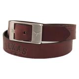Texas Longhorns Brandish Leather Belt - Brown