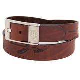 Florida State Seminoles (FSU) Brandish Leather Belt - Brown