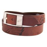 Philadelphia Eagles Brandish Leather Belt - Brown