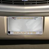 New Orleans Saints Colored Silver Glitter Metal Frame